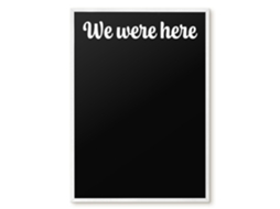 Magnetic Board We Were Here For The Living Room Espelharte (50x70 Cm)