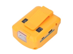 Laxiscreed Luz Led Portátil Com Bateria, Adaptador Type-c Usb E Saída Dc 12v 2a Para Iluminação Versátil