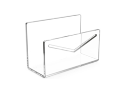 Organizador de Envelopes Prático em Acrílico, Porta, Documentos e Porta, Cartões BRILVIBERA