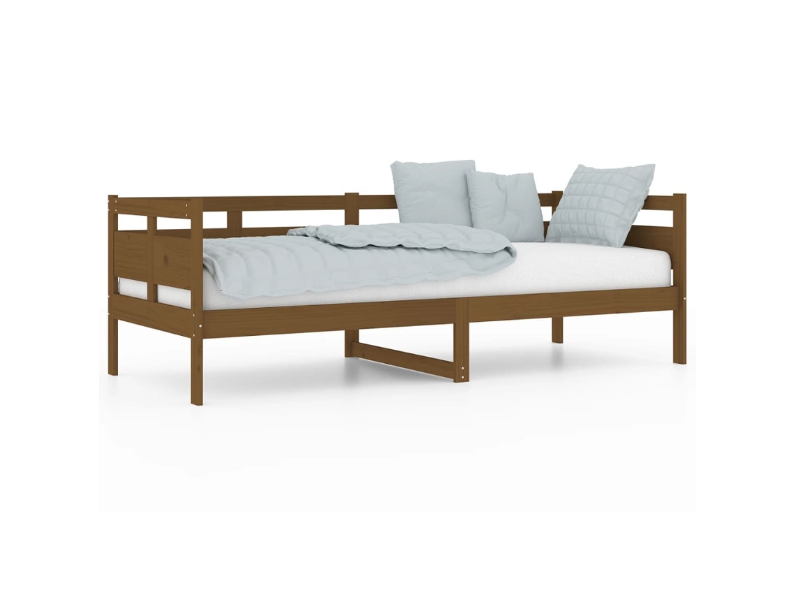 Day Bed, Day Beds Vidaxl Marrom Madeira De Pinho (80 X 200 Cm)