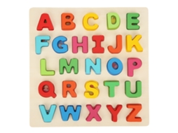 Mali quebra cabeça de Letras Maiúsculas em Madeira Brinquedo Educativo para Crianças Acima de 2 Anos