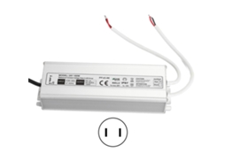Transformador de Alimentação LED IP67 150W 24V 6.25A, Plug US