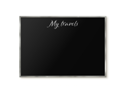 Magnetic Glass Board My Travels For The Hall Espelharte (100x70 Cm)
