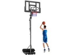 Cesta de Basquete Ajustável 6 Alturas Base Preenchível E-TOWN