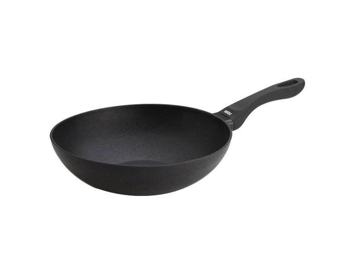 Wok 1 Manico Cm 28 Risoli De Indução