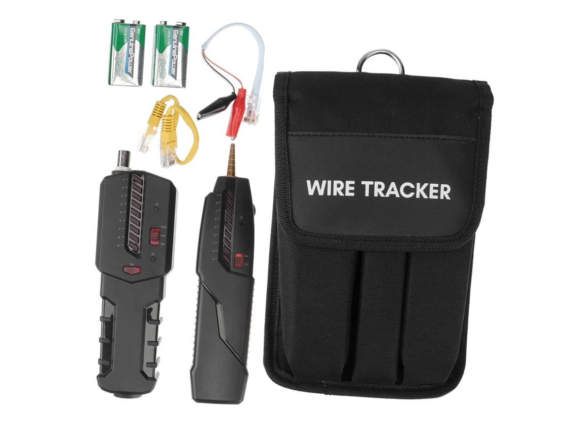 Testador de cabos de rede Ethernet multifuncional, 1 conjunto, plástico e metal.
