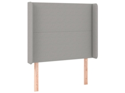 Headboard, Headboards Vidaxl Cinzeto Tecido (83 X 16 X 118/128 Cm)