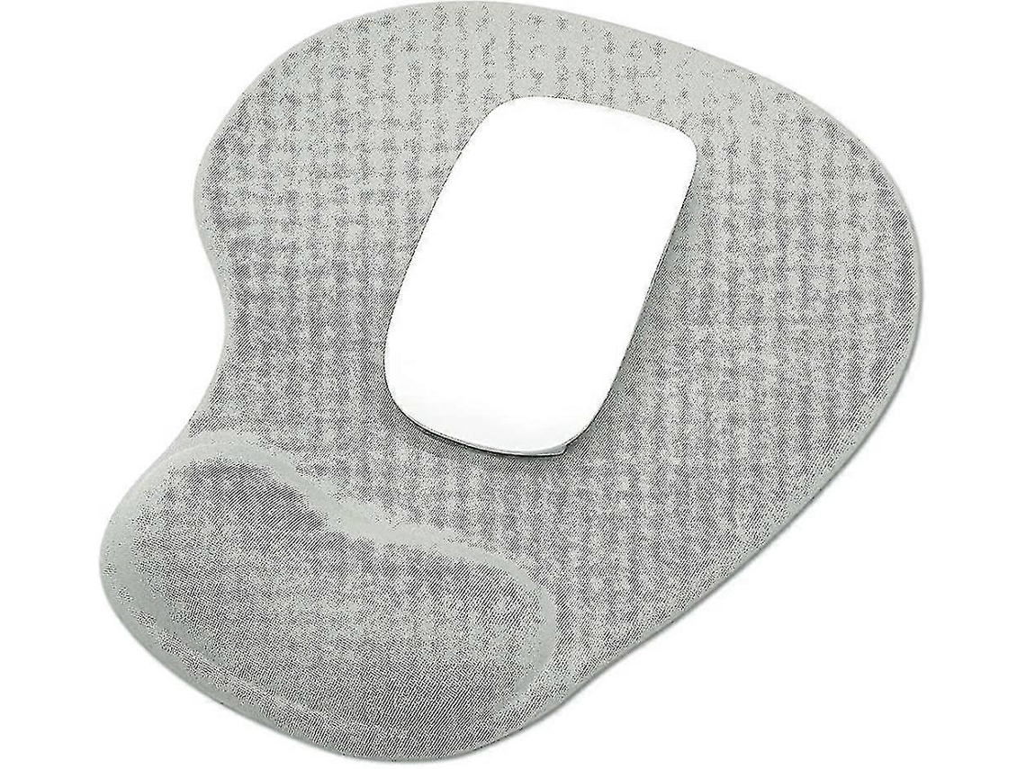 Mousepad Confortável Com Apoio De Pulso Em Espuma De Gel Macia, Design Ergonômico Para As Mãos. Olysi Shop