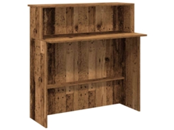 Reception Desk, Reception Desks Vidaxl Marrom Madeira Processada (n/a)