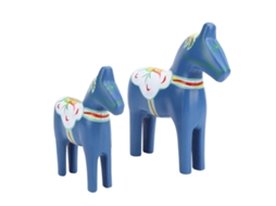 Cavalo de Madeira Sueco Pintado À Mão LAXISCREED