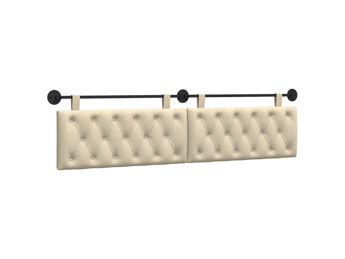 Cabeceira Suspensa Creme Tecido MAISON EXCLUSIVE