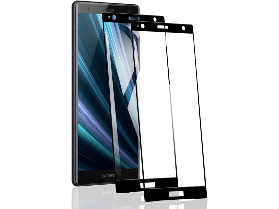 Conjunto de Películas de Ecrã Filme Cobertura Total Dureza Sem Bolhas Antiriscos para Sony Xperia Xz2 HONGWE. Vidro Temperado (2un)