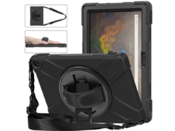 HURRISE Estojo para Tablet À Prova de Choque Estojo para Tablet À Prova de Choque Proteção Múltipla para Tablet com Computação Por Toque Preto