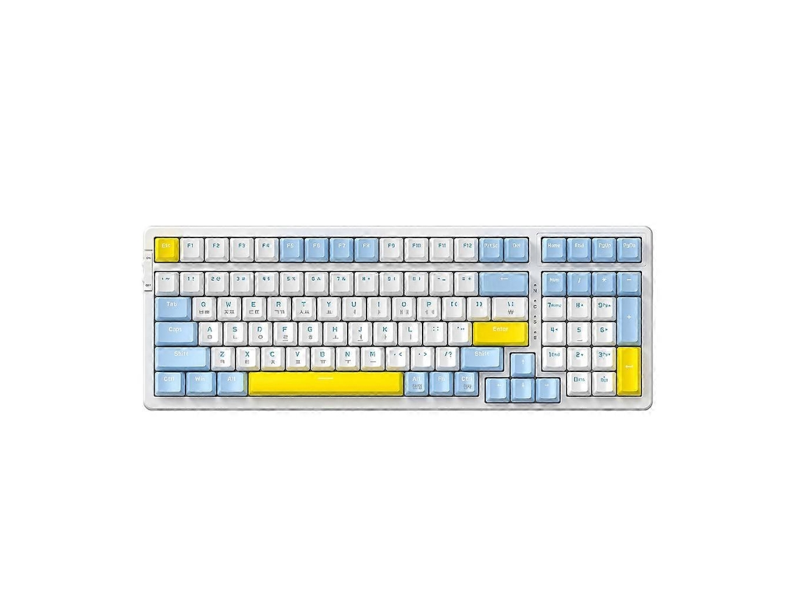 Teclado Mecânico Compatível Com Bluetooth 5.0 Hotswap, Teclado Coreano Para Jogos De Digitação Everley891