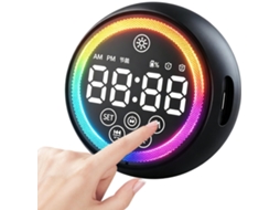 Despertador Digital Portátil Com Visor Led E Som Potente