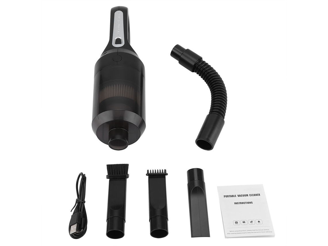 Aspirador Laxiscreed, Para Casa E Carro, Recarregável Por Usb, Manutenção Fácil E Compacto