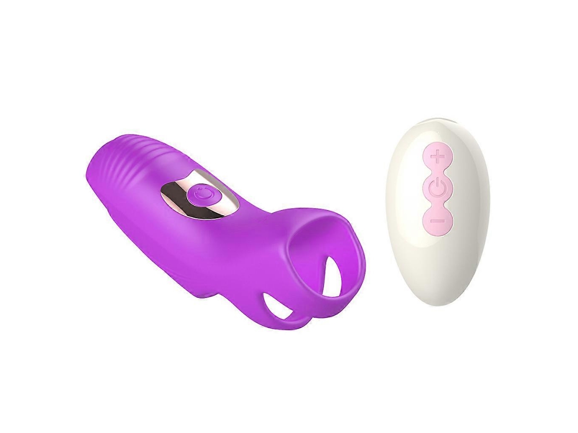 Vibrador De Dedo Para O Clitóris, Estimulador Do Ponto G, À Prova Dágua, Brinquedo Sexual Erótico Para Mulheres Adultas, Roxo