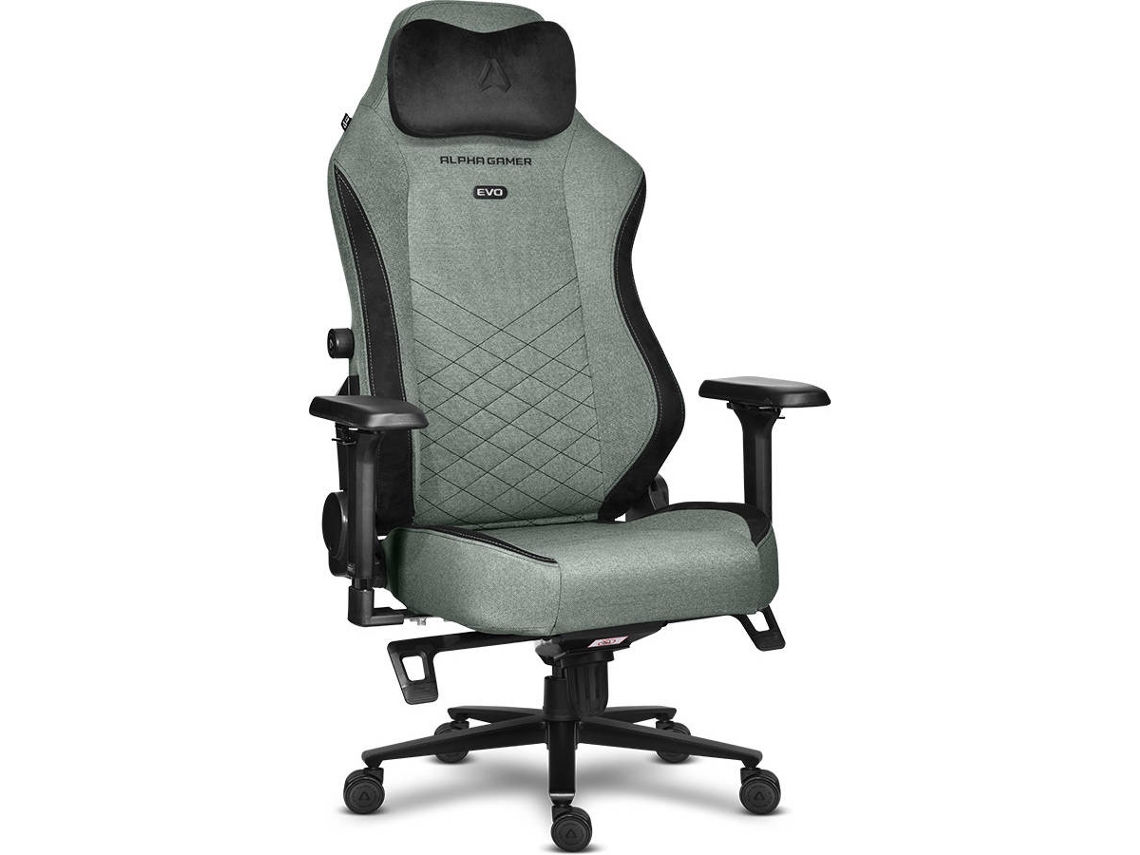 Cadeira Gaming ALPHA GAMER Alegra Evo Fabric (Sage Green)