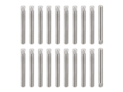 Pinos de aço inox 304 3x30mm, 50 peças, cabeça chanfrada CHABERLU