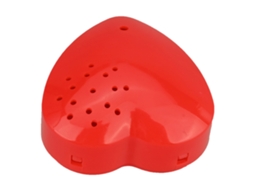 Primerox gravador de Voz em Forma de Coração Portátil 30 Segundos para Brinquedo de Pelúcia