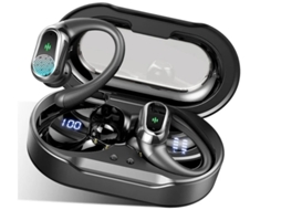 Auriculares Sem Hd Estéreo Hi Fi Horas Reprodução Display Led Duplo Bestvite Bluetooth Preto