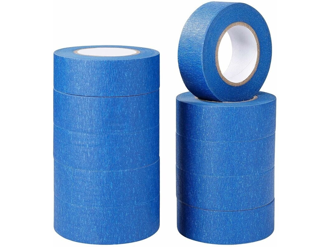 Fitas De Pintura Profissionais, Altíssima Capacidade De Remoção, 24 Mm × 20 M, Conjunto De Fitas De Mascaramento Flexíveis E Sem Riscos Para Pintura E