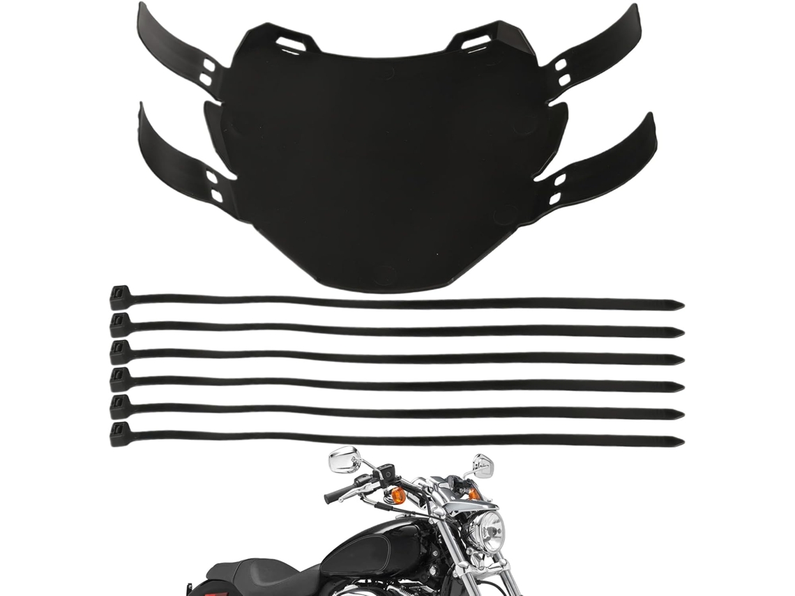 Placa de registro de motocicleta com acabamento Fosco para motocicletas