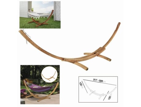 Suporte de Madeira para Rede 317-326 X 120 X 120 Cm FORNOR