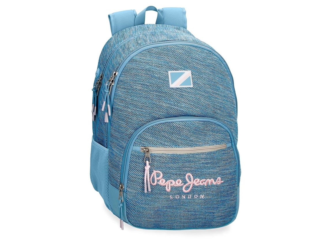 MOCHILA ADAPTABLE ESCOLAR 44CM 2 COMPARTIMENTOS MALILA PEPE JEANS