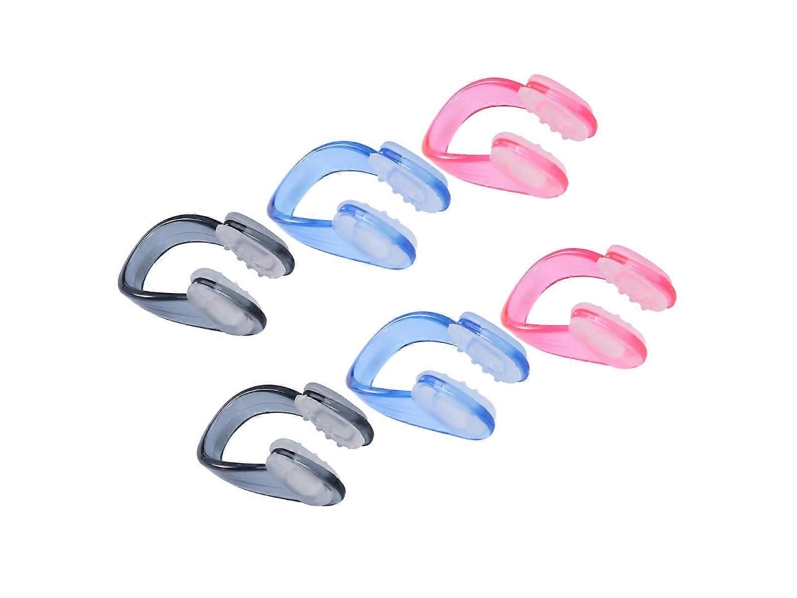 Clipe Nasal De Silicone Para Natação, Proteção Para O Nariz De Adultos, Pacote Com 18 Unidades Sortidas.