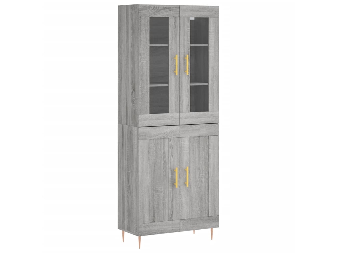 Aparadores 3pcs MAISON EXCLUSIVE em Madeira Cinzento Cimento