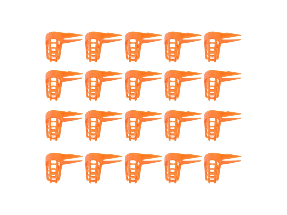 20pcs Gaiolas de Rainha de Abelha Pequenas em Plástico Capa Protectora para Equipamento de Apicultura