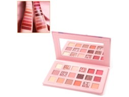 Paleta de Sombras Metálicas Peroladas com 18 Cores - Longa Duração, Textura Delicada, Ideal para Maquiagem Diária e Profissional.
