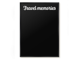 Magnetic Wall Board Travel Memories For The Office Espelharte (50x70 Cm)