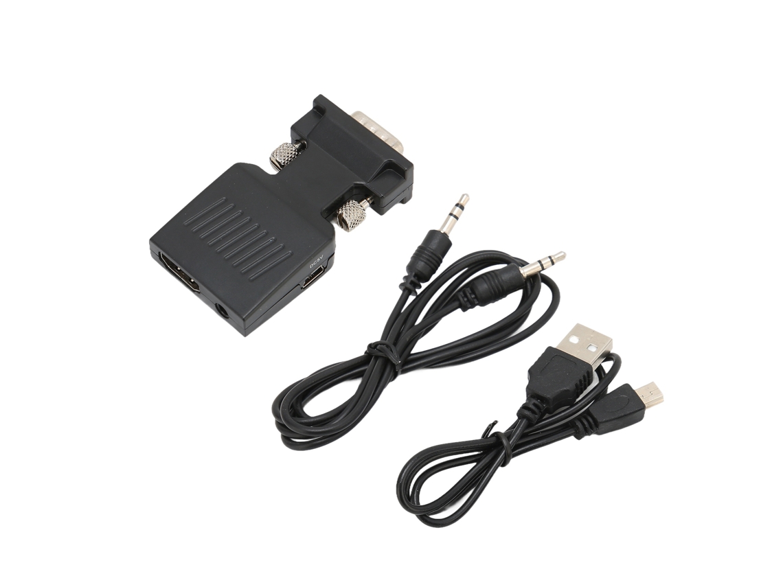 Convertidor VGA Macho a HDMI Hembra, 1080p, Ordenadores, Proyectores | S/MARCA