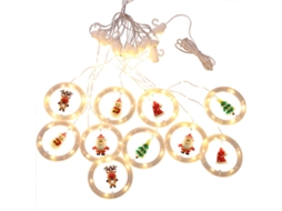 Laxiscreed Conjunto De Luzes Led Natal Com Estrela Para Decoração De Janela E Quarto