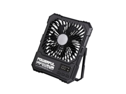 Ventilador Portátil Para Camping Com Bateria De 20000mah E Luz Integrada Para Aventuras Ao Ar Livre