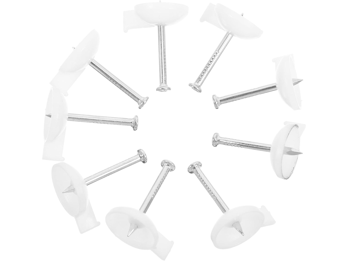 Conjunto De 45 Pregos Parede Com Cabeça Grande, Em Abs, Compatíveis Diversos
