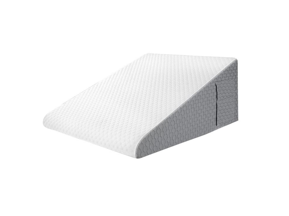 Travesseiro de Cunha, Travesseiro de Cama de Espuma Viscoelástica, Almofada Ergonômica Inclinada com Capa Removível AQUAFORGE