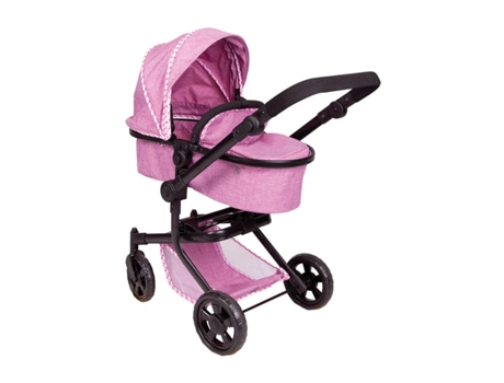 702 Cochecito De Muñeca 2 En 1 Trend Rosa Toytoytoy