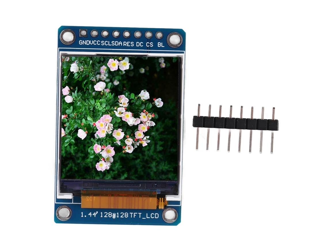 Tela Lcd De 1,44 Polegadas Com Resolução 128rgb X 128 E Interface Spi