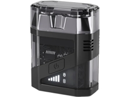 Barbeador Elétrico Portátil e Flutuante Sj 603 com Cabeça Magnética Dupla, Transparente e Lavável. SFUSHOS