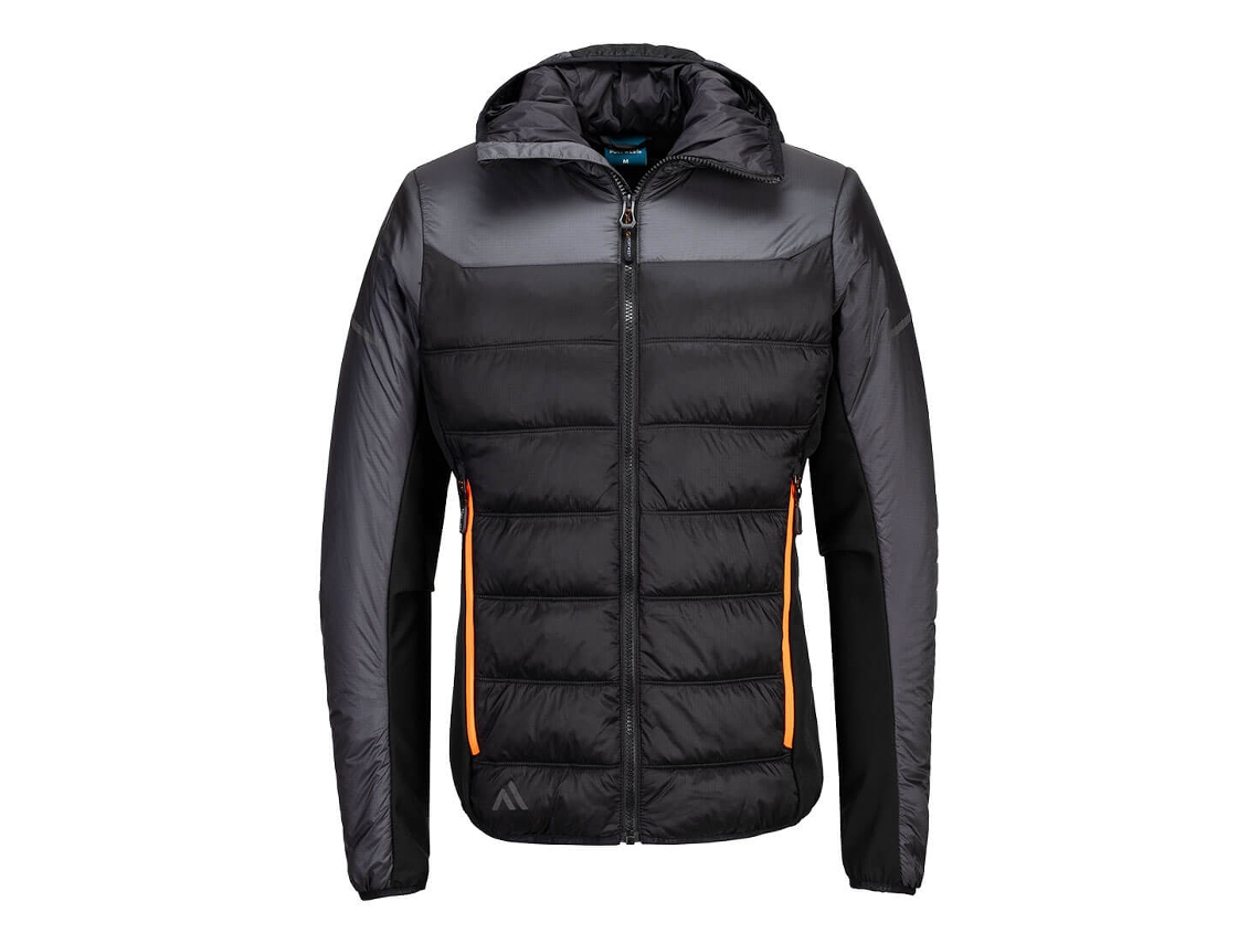 Jaqueta Com Defletor Isolado Ev4 – Isolamento E Conforto Cinza Metálico / Xl