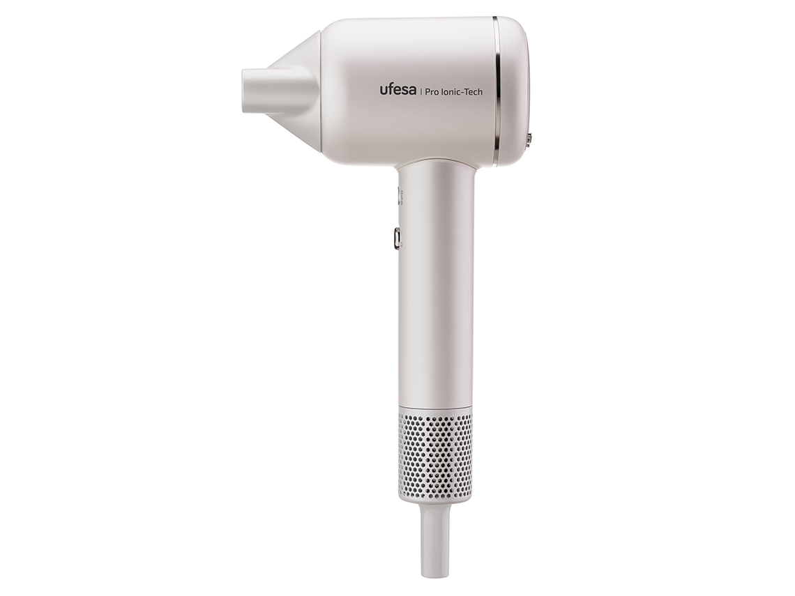 Secador de Cabelo UFESA PRO IONIC-TEC (4 Níveis de temperatura - Branco)