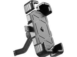 Suporte para Celular de Motocicleta, Rotação Flexível de 360°, Suporte de Montagem para Celular em Motocicletas JIAPEI (preto)
