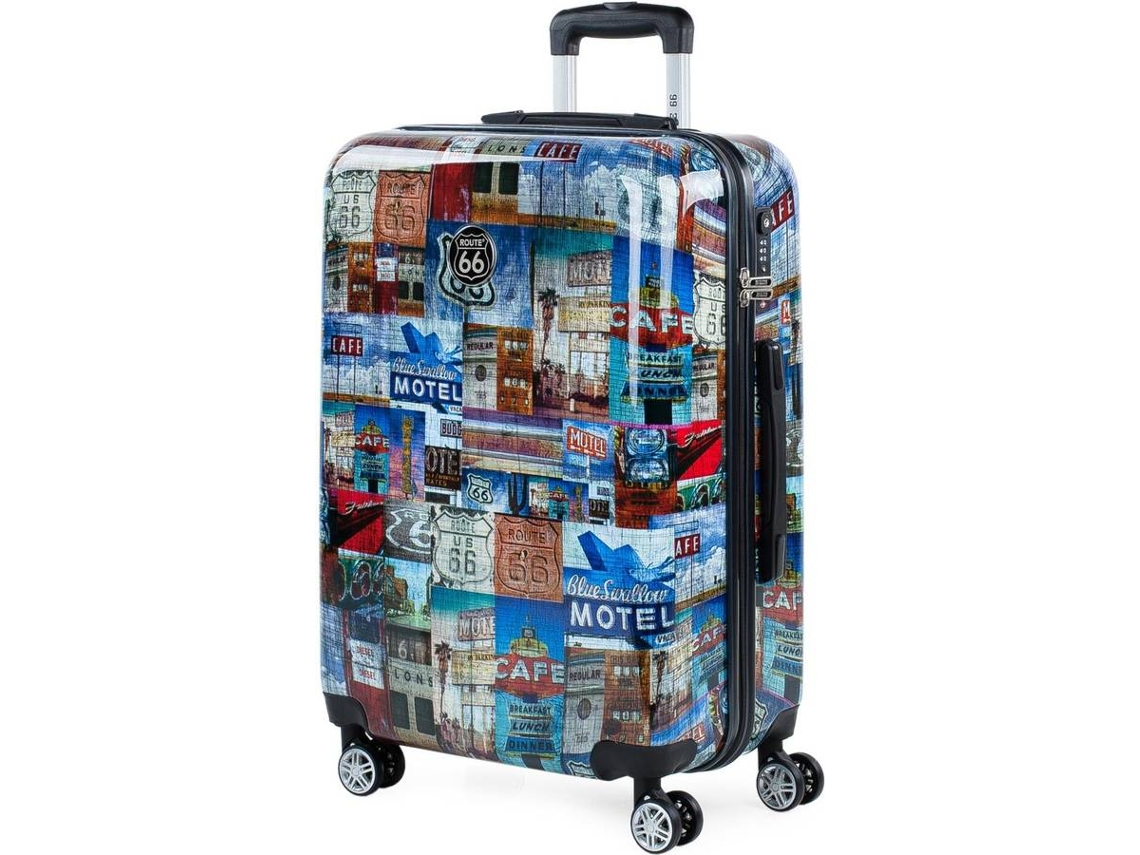 Mala de Viagem Média ROUTE 66 Preto (63 L)