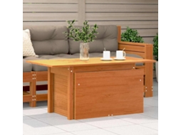 Vidaxl Mesa De Jardim 100x50x75cm Madeira De Pinho Maciça Castanho-mel