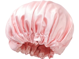 Touca De Banho Feminina Elástica E Impermeável 2-camadas Grande Com Função Toalha Ideal Para Tranças Longas, Banho, Spa
