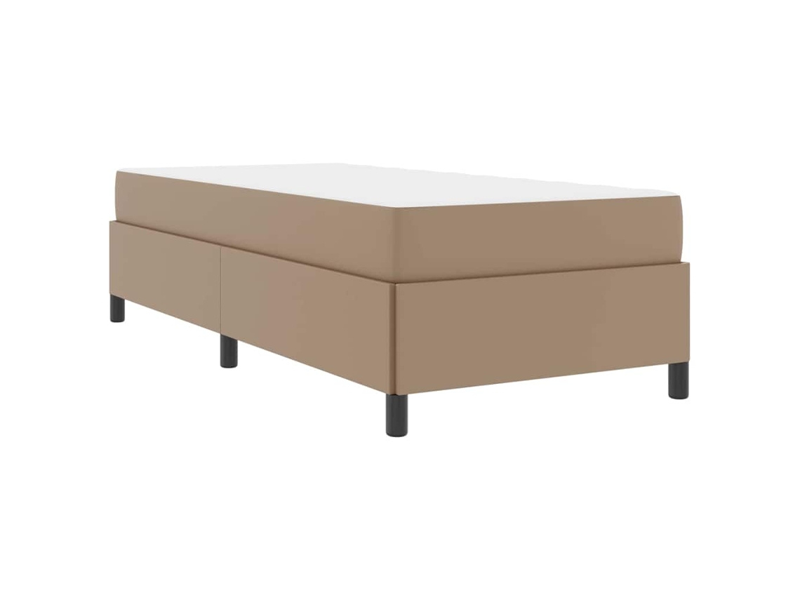Conjunto 1 Estrutura Da Cama Vidaxl Castanho Tecido (90 X 200 Cm)