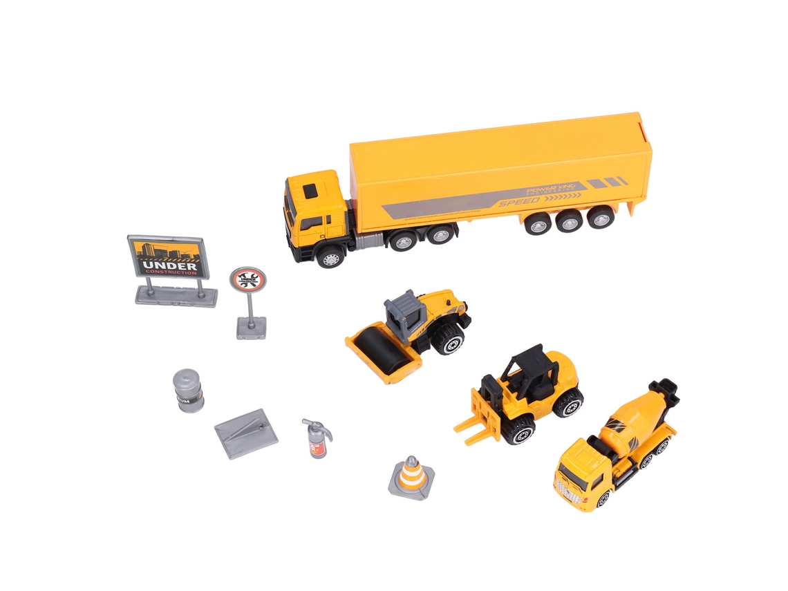 Aetheria-conjunto De Brinquedos Veículos De Engenharia Caminhão Container Presente Infantil Tipo B